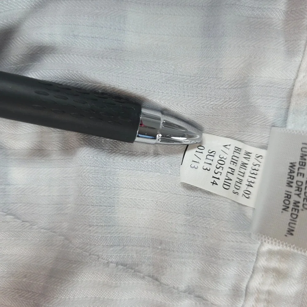 Banana‎ Republic Mens 36 Blue Plaid Cotton Shorts Flat Front Casual Summe
